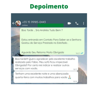 Depoimento Lavagem de cadeiras Empresa de Lavagem de Cadeiras Limpeza Automotiva