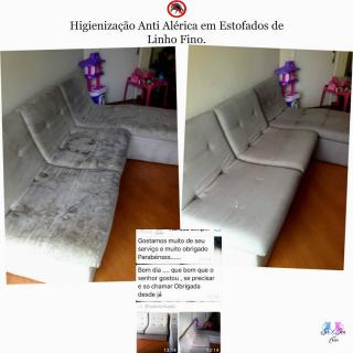 Estofado de Linho Fino Limpeza de Estofados Serviço de Lavagem de Móveis Lavagem a Seco de Cadeiras