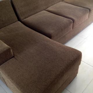 Estofado de Chenille Depois Impermeabilização de Estofados Proteção de Tecidos Impermeabilização de Sofás